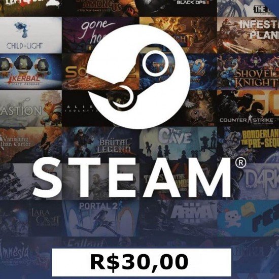 R$30 Steam R$30 Steam