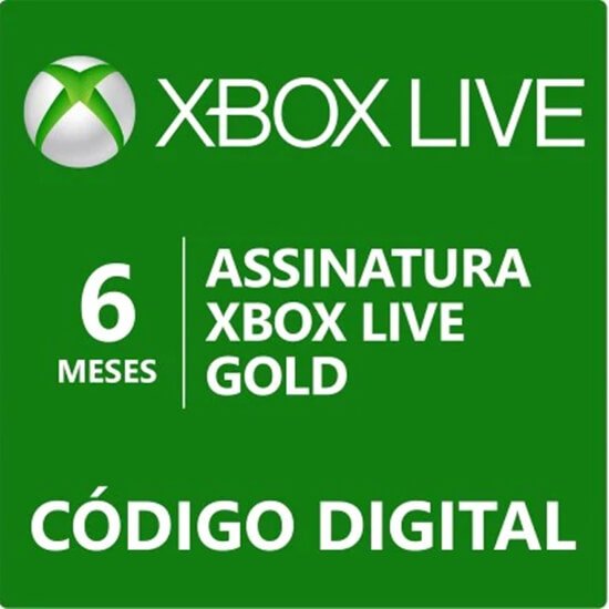 Xbox Live Gold - 6 meses Xbox Live Gold - 6 meses